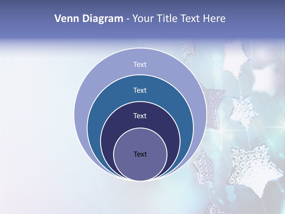 Blue Christmas Background PowerPoint Template