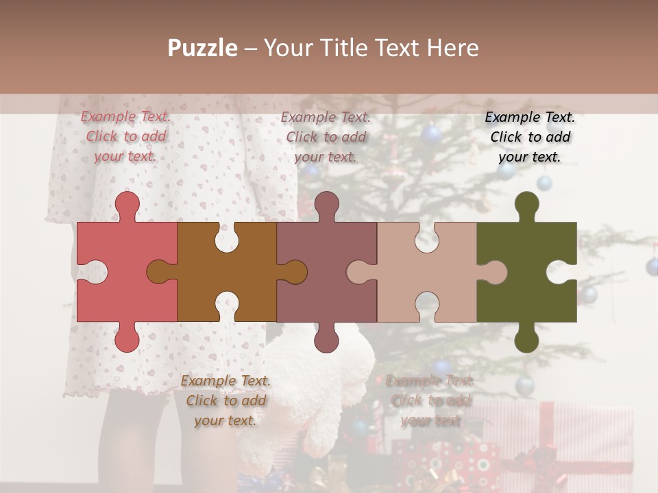 Female Magic Little PowerPoint Template