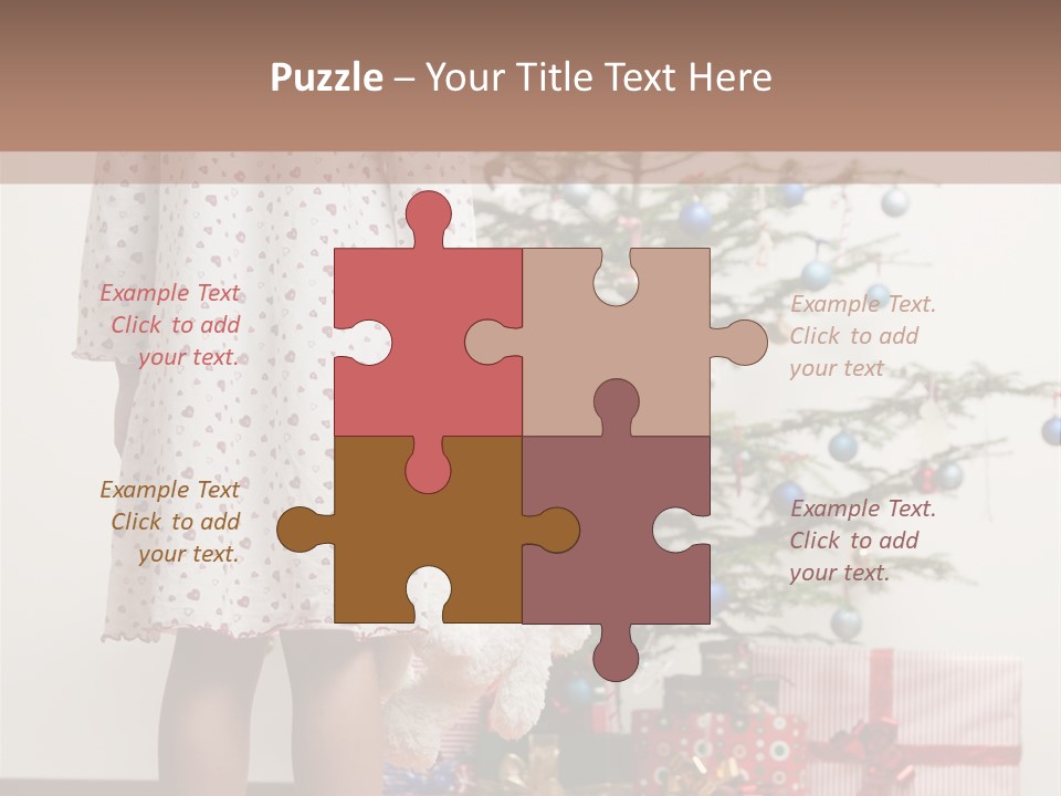 Female Magic Little PowerPoint Template