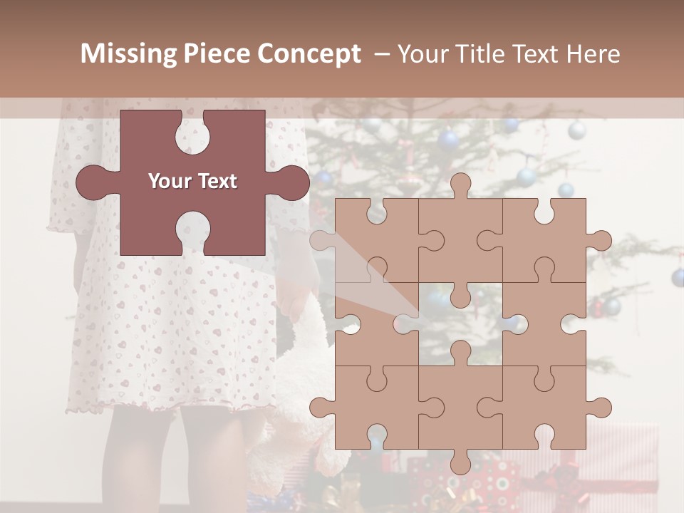 Female Magic Little PowerPoint Template