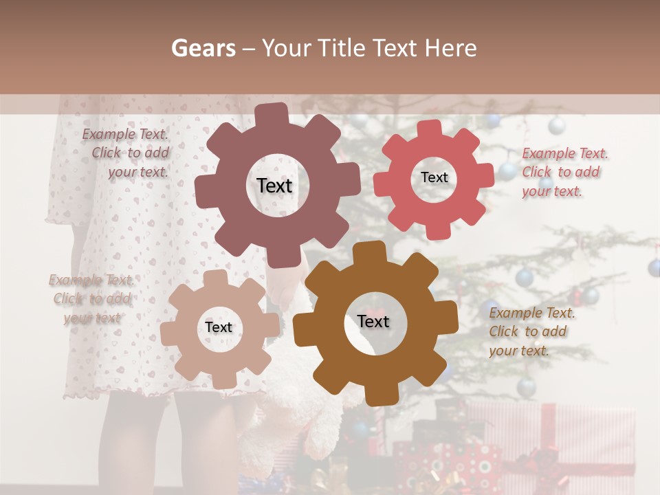 Female Magic Little PowerPoint Template