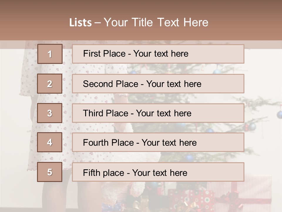 Female Magic Little PowerPoint Template