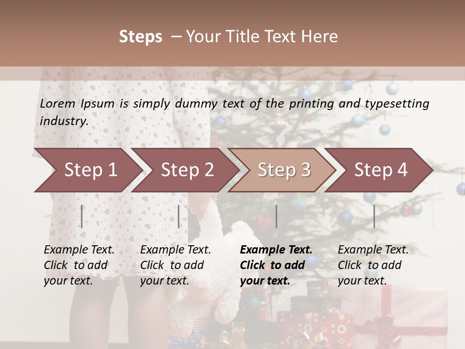 Female Magic Little PowerPoint Template