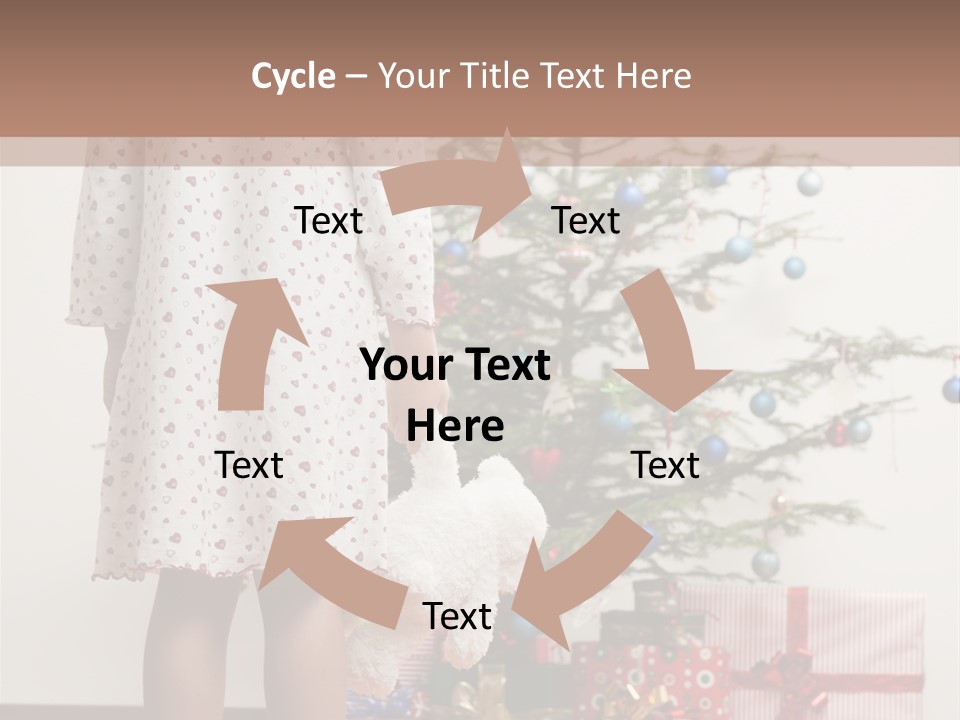 Female Magic Little PowerPoint Template