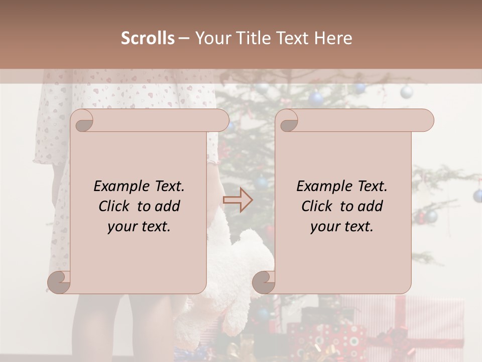 Female Magic Little PowerPoint Template