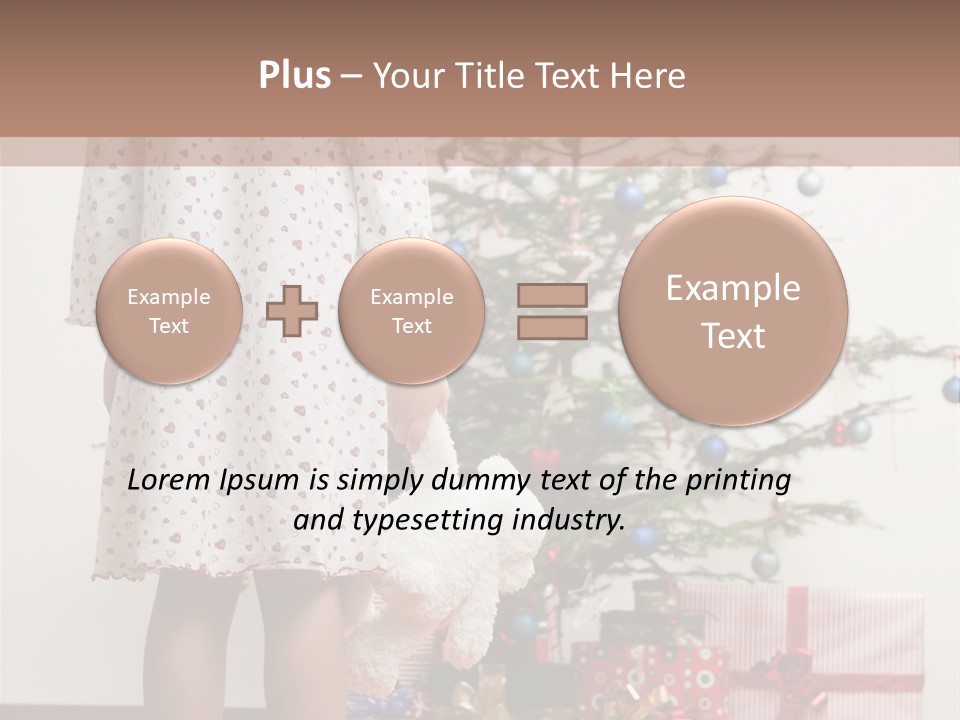 Female Magic Little PowerPoint Template