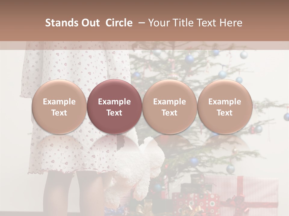 Female Magic Little PowerPoint Template