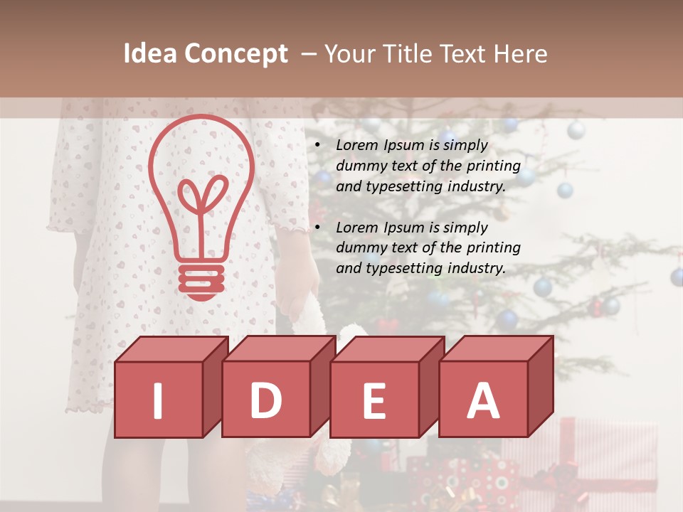 Female Magic Little PowerPoint Template