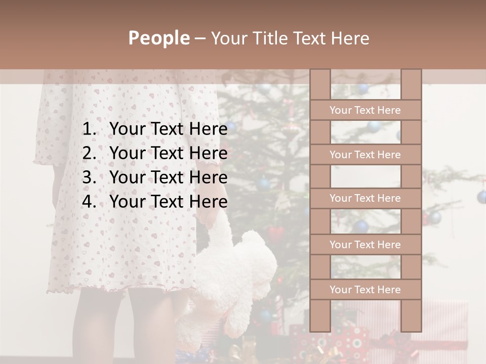 Female Magic Little PowerPoint Template