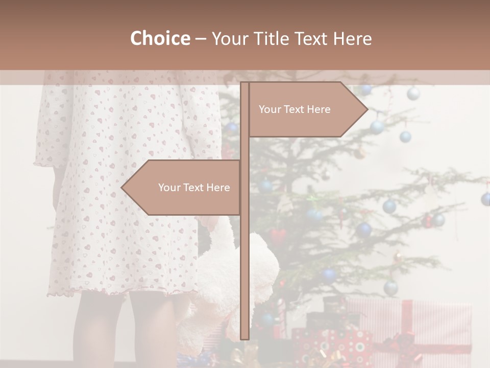 Female Magic Little PowerPoint Template