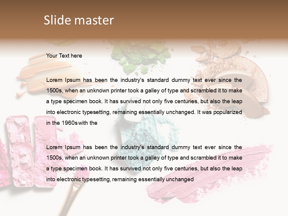 Chemicals Cosmetics PowerPoint Template