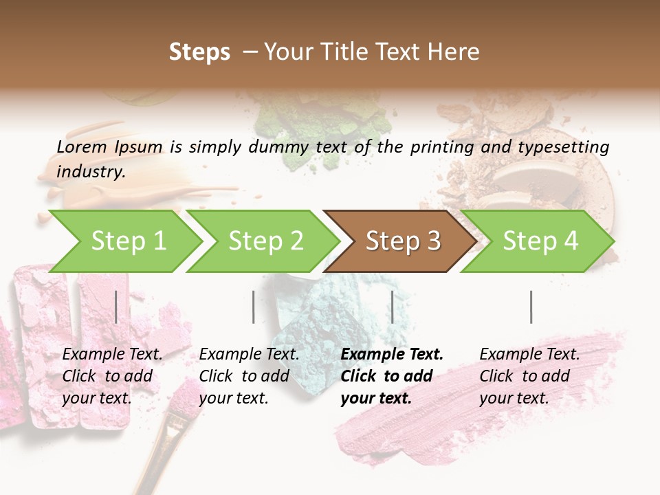 Chemicals Cosmetics PowerPoint Template