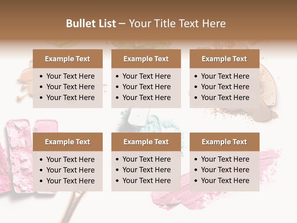 Chemicals Cosmetics PowerPoint Template