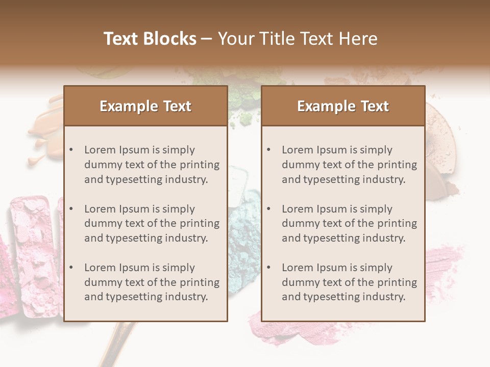 Chemicals Cosmetics PowerPoint Template