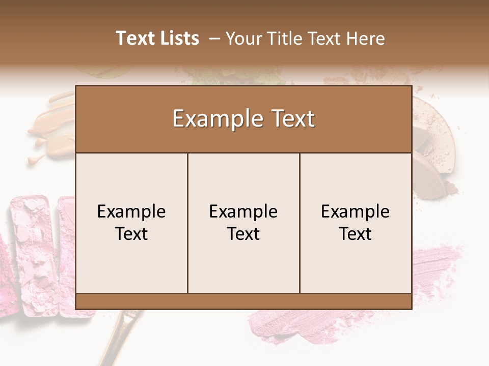 Chemicals Cosmetics PowerPoint Template