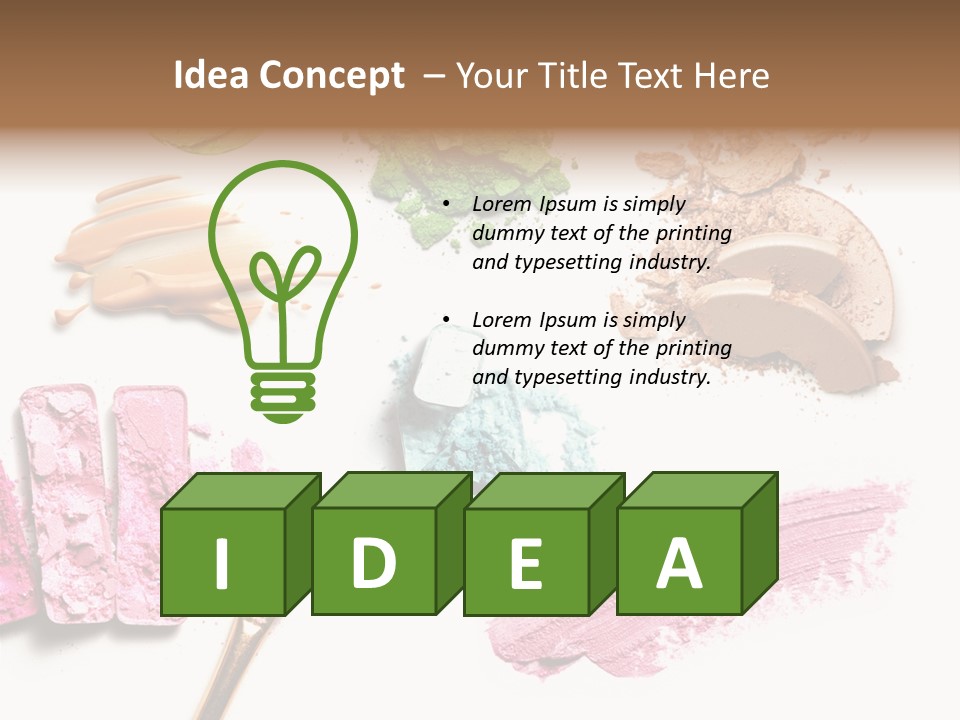 Chemicals Cosmetics PowerPoint Template