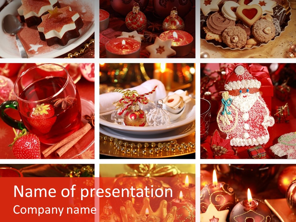 Christmas Food PowerPoint Template