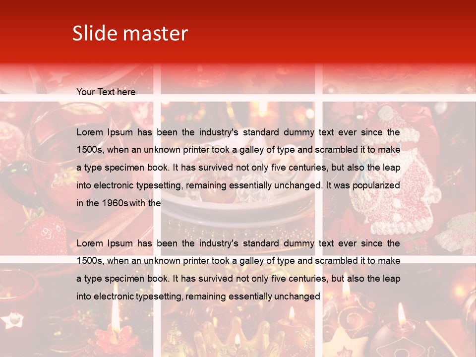 Christmas Food PowerPoint Template