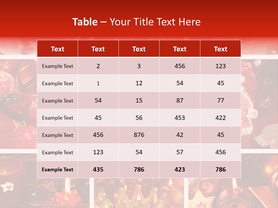 Christmas Food PowerPoint Template