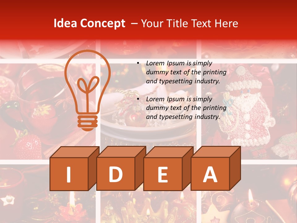 Christmas Food PowerPoint Template