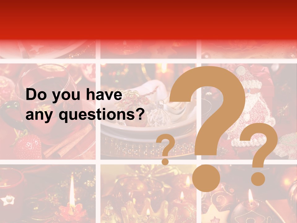 Christmas Food PowerPoint Template