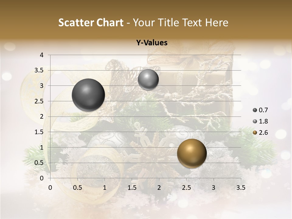 Christmas Gift Border PowerPoint Template