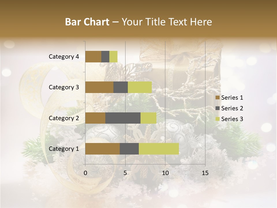 Christmas Gift Border PowerPoint Template