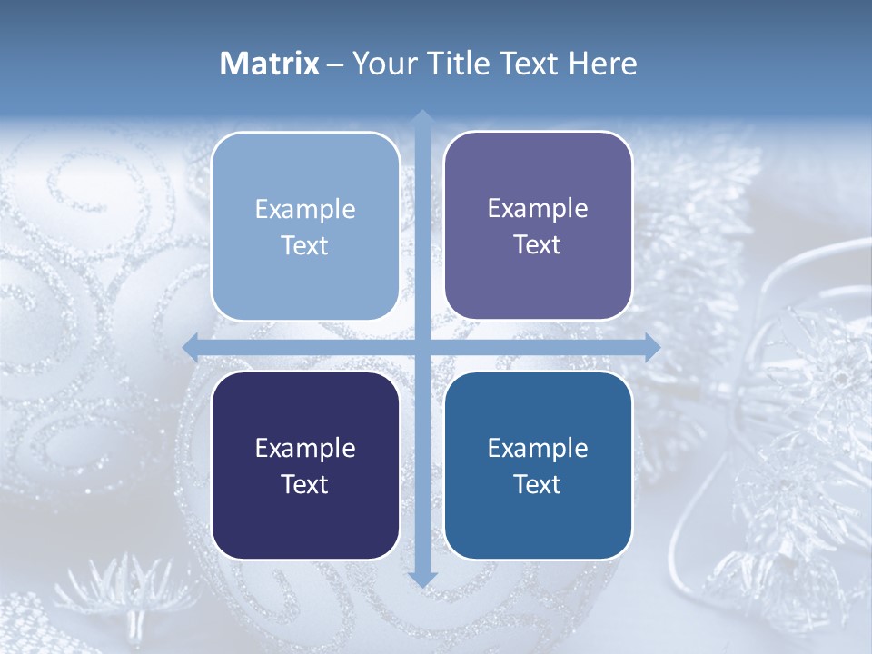 Reflection Holiday Detail PowerPoint Template