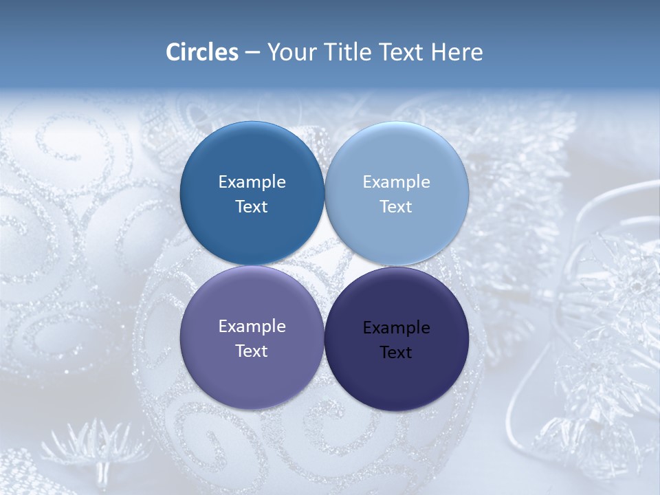 Reflection Holiday Detail PowerPoint Template