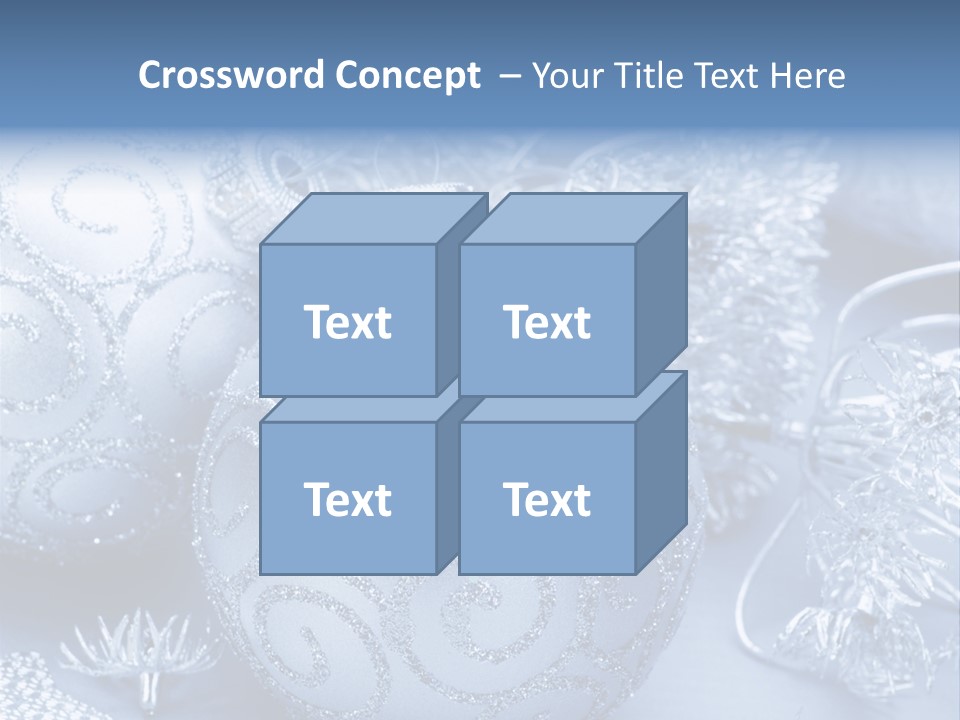 Reflection Holiday Detail PowerPoint Template