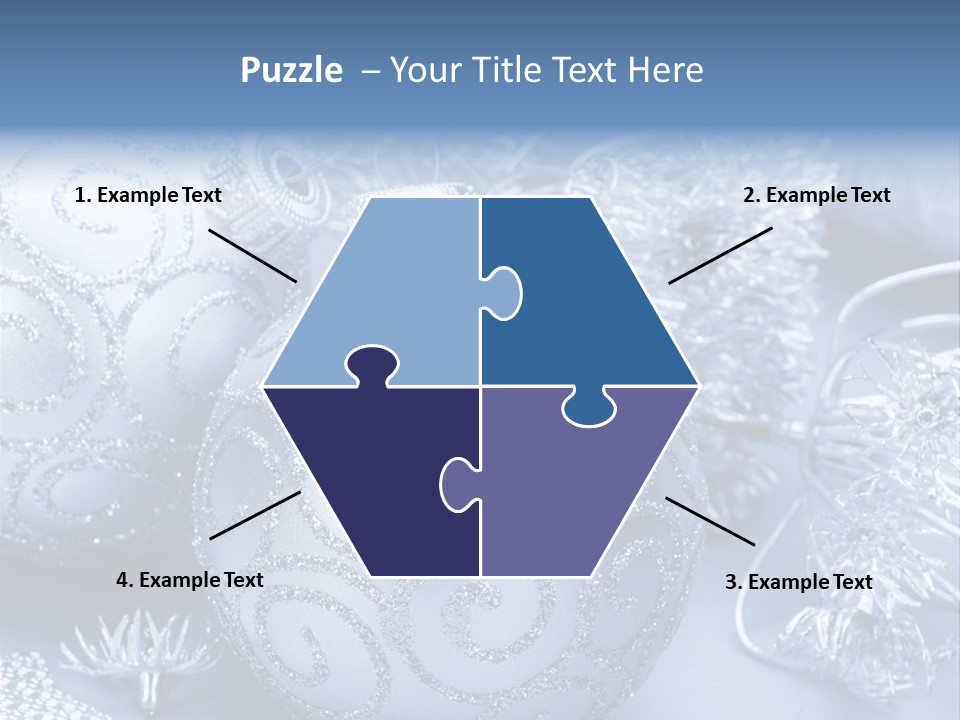 Reflection Holiday Detail PowerPoint Template