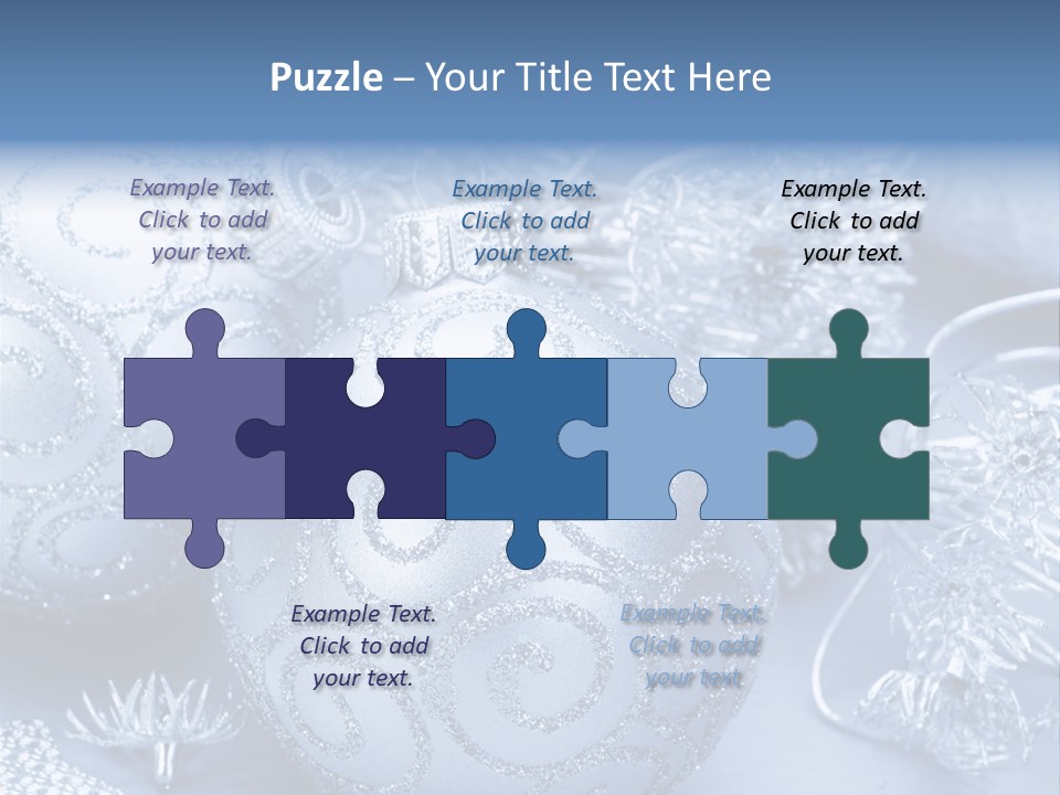 Reflection Holiday Detail PowerPoint Template