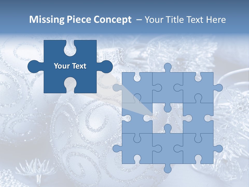 Reflection Holiday Detail PowerPoint Template