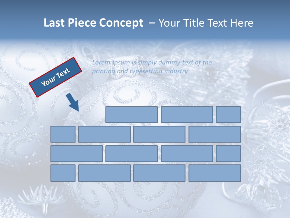 Reflection Holiday Detail PowerPoint Template