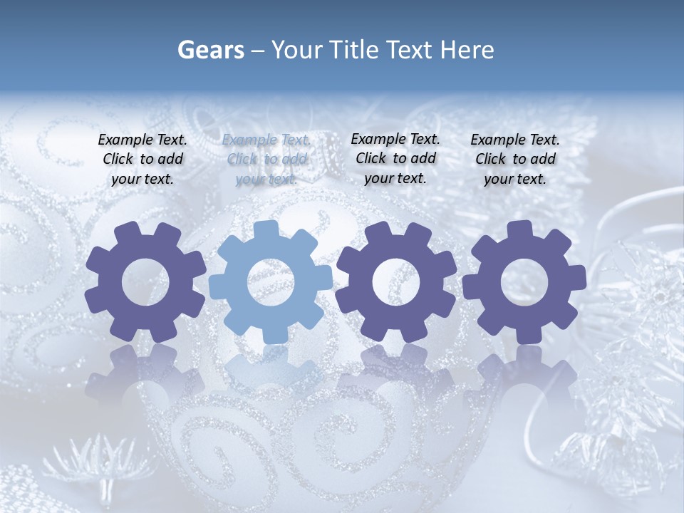 Reflection Holiday Detail PowerPoint Template