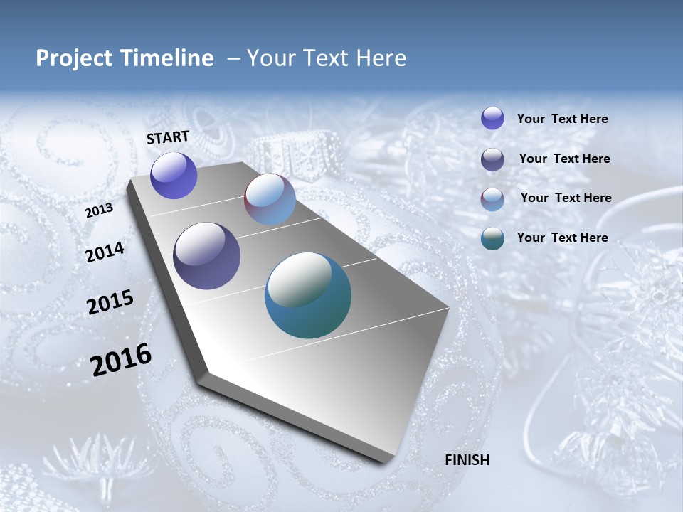 Reflection Holiday Detail PowerPoint Template