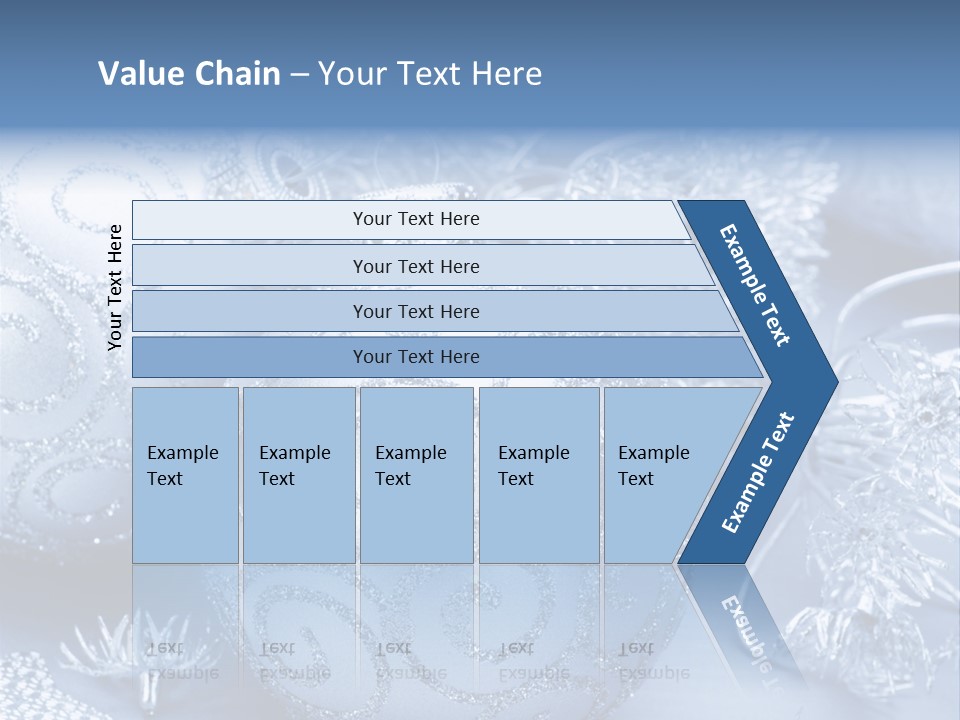 Reflection Holiday Detail PowerPoint Template