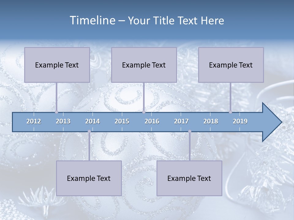 Reflection Holiday Detail PowerPoint Template