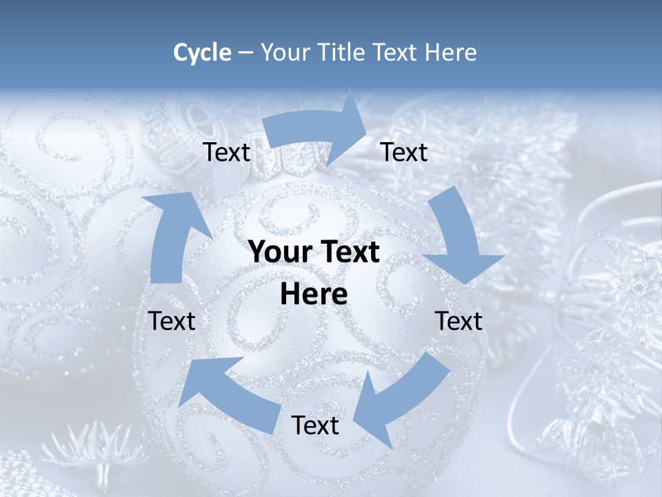 Reflection Holiday Detail PowerPoint Template