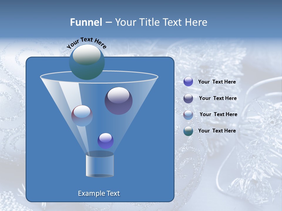 Reflection Holiday Detail PowerPoint Template