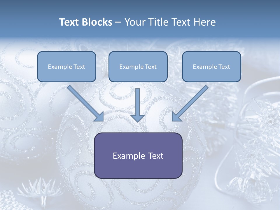 Reflection Holiday Detail PowerPoint Template