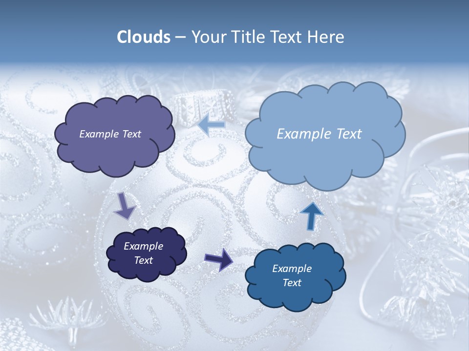 Reflection Holiday Detail PowerPoint Template