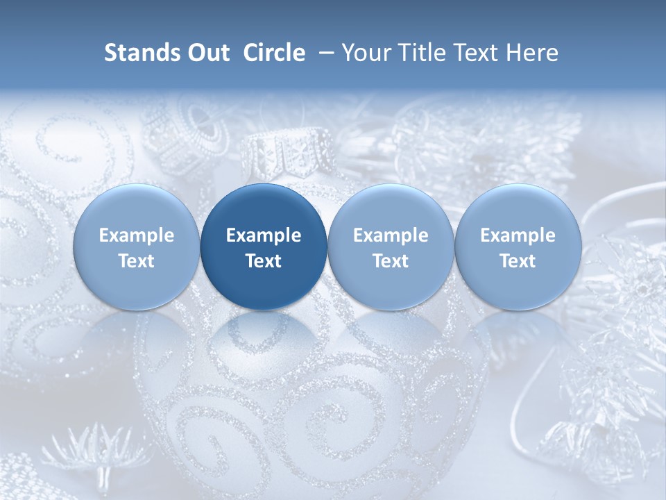 Reflection Holiday Detail PowerPoint Template