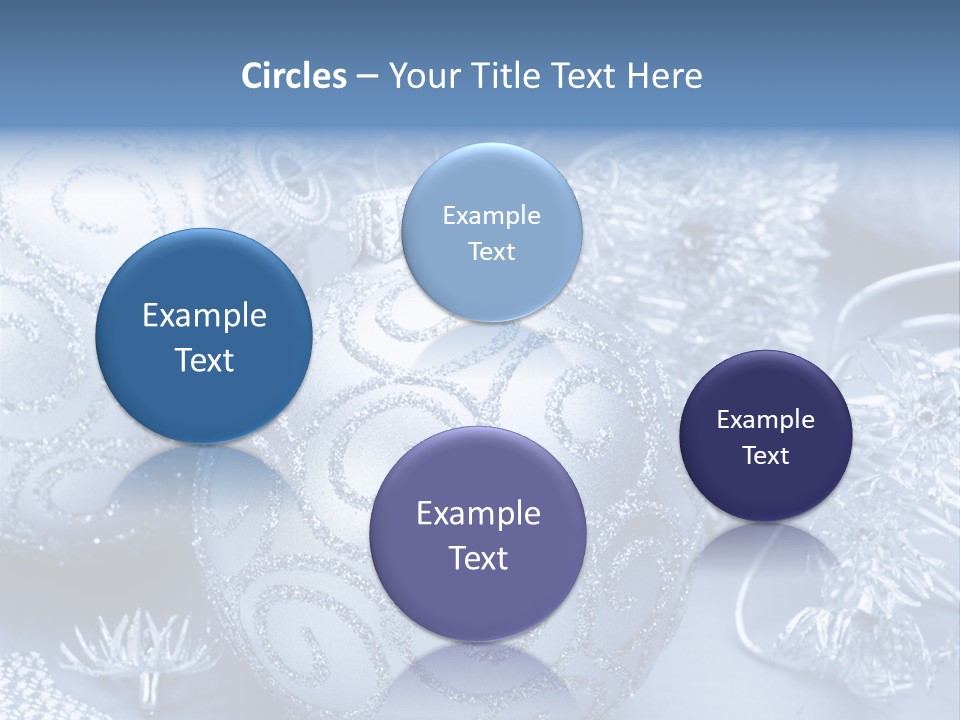 Reflection Holiday Detail PowerPoint Template