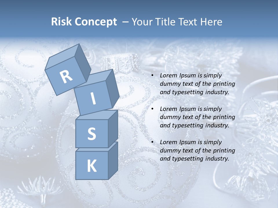 Reflection Holiday Detail PowerPoint Template