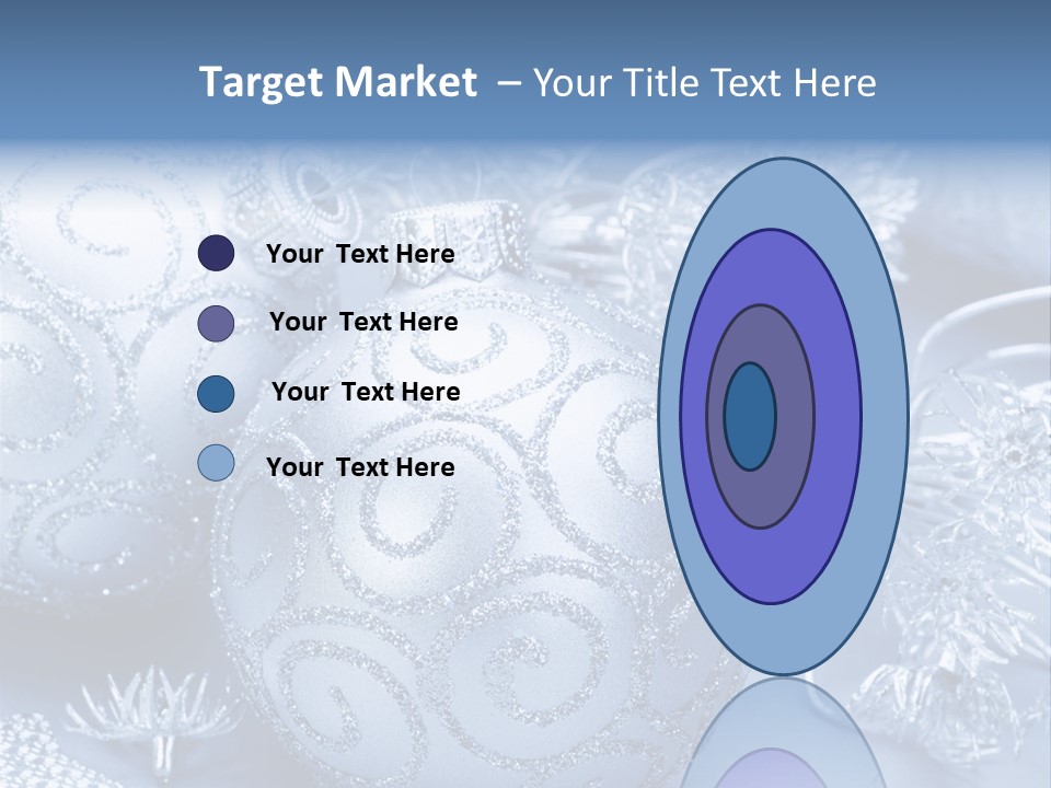 Reflection Holiday Detail PowerPoint Template