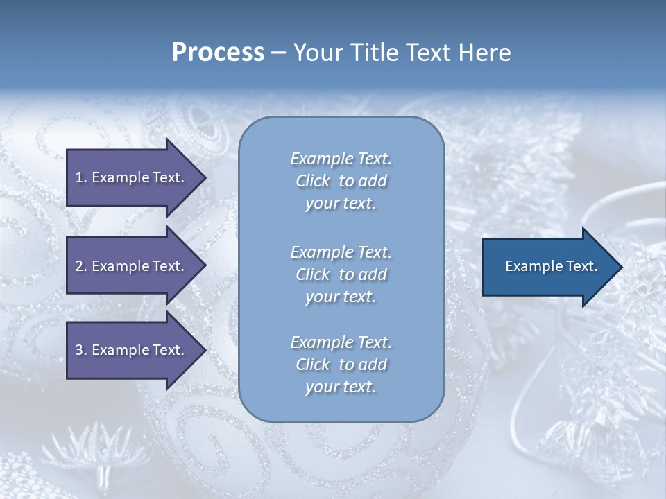 Reflection Holiday Detail PowerPoint Template