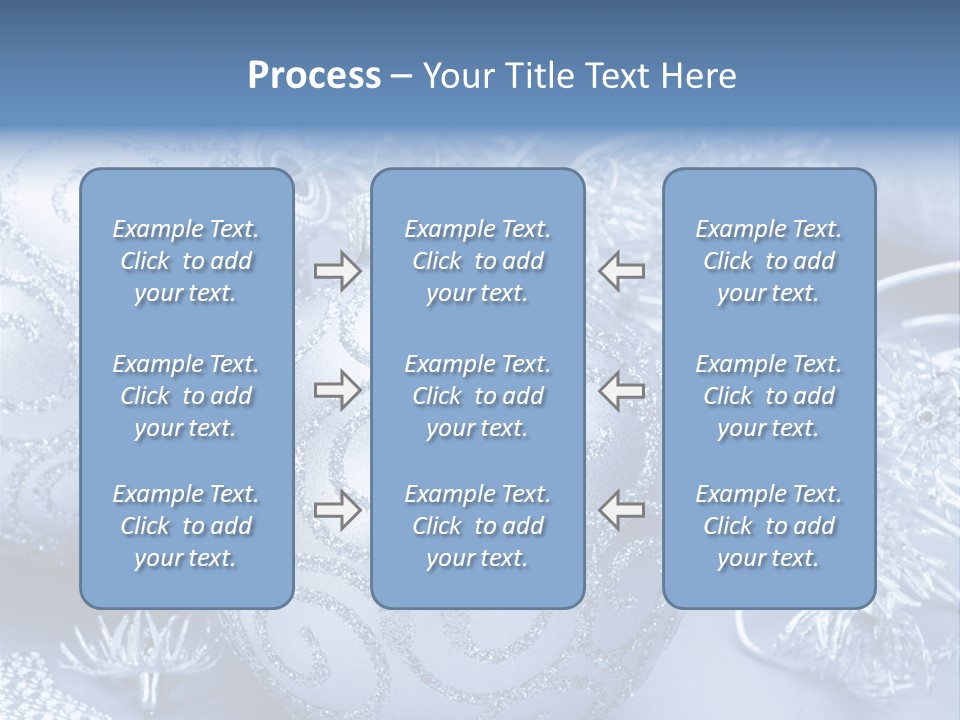 Reflection Holiday Detail PowerPoint Template
