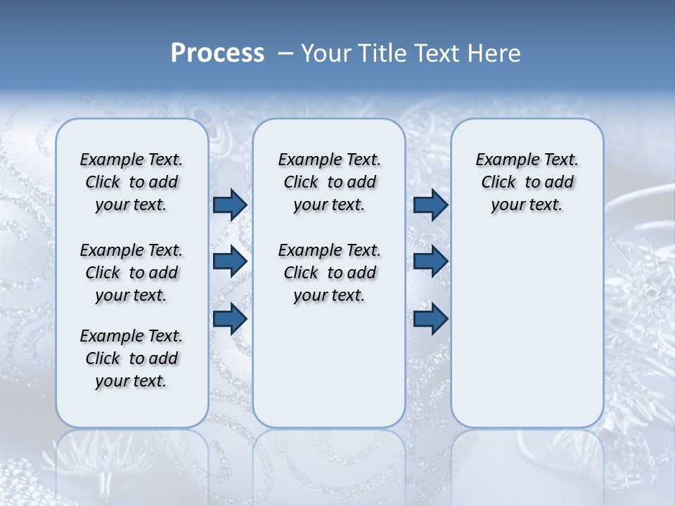 Reflection Holiday Detail PowerPoint Template
