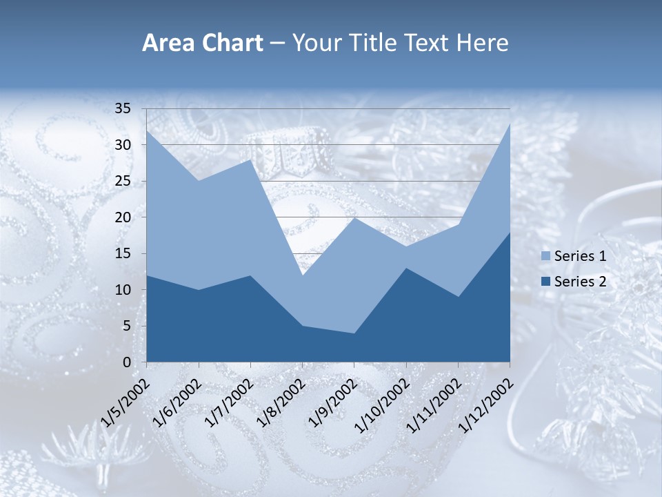 Reflection Holiday Detail PowerPoint Template